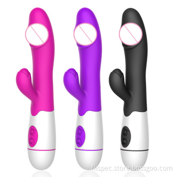 Vibrating G Spot Vibrator powerful waterproof dual motors Electric Dildo